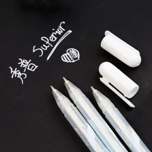 Маркеры Белый Маркер Ручка Офис Школы 0.8 мм Эскиз Изысканные Лайнер Pen Каракули Ручка Краска Дизайн Искусство Маркеры