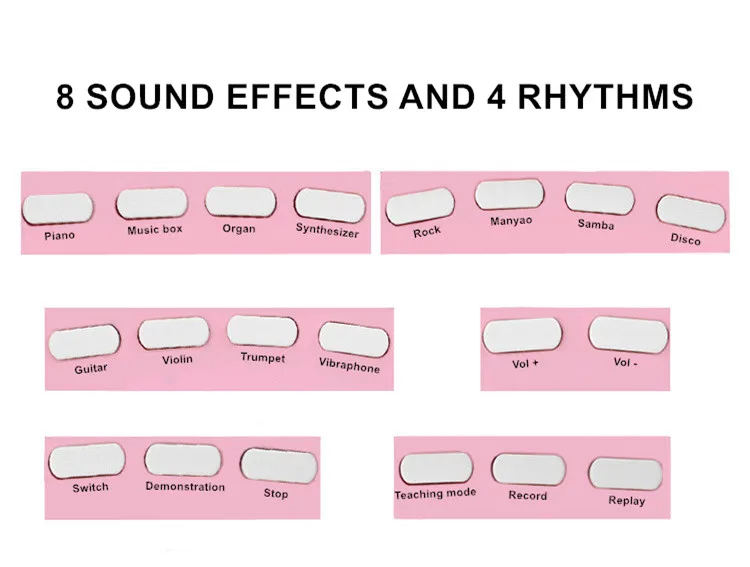 Игрушки, музыкальный инструмент мини микрофон фортепиано освещение звуковые эффекты мультимедийное воспроизведение years лет детское образование фортепиано