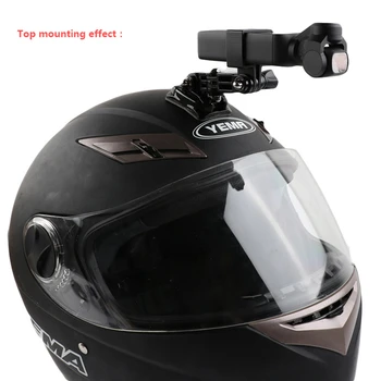 

Clip Holder Bracket for DJI OSMO Pocket Camera ABS Motorcycle Helmet Mounting Holder with Curved Base Arc Glue Accessories