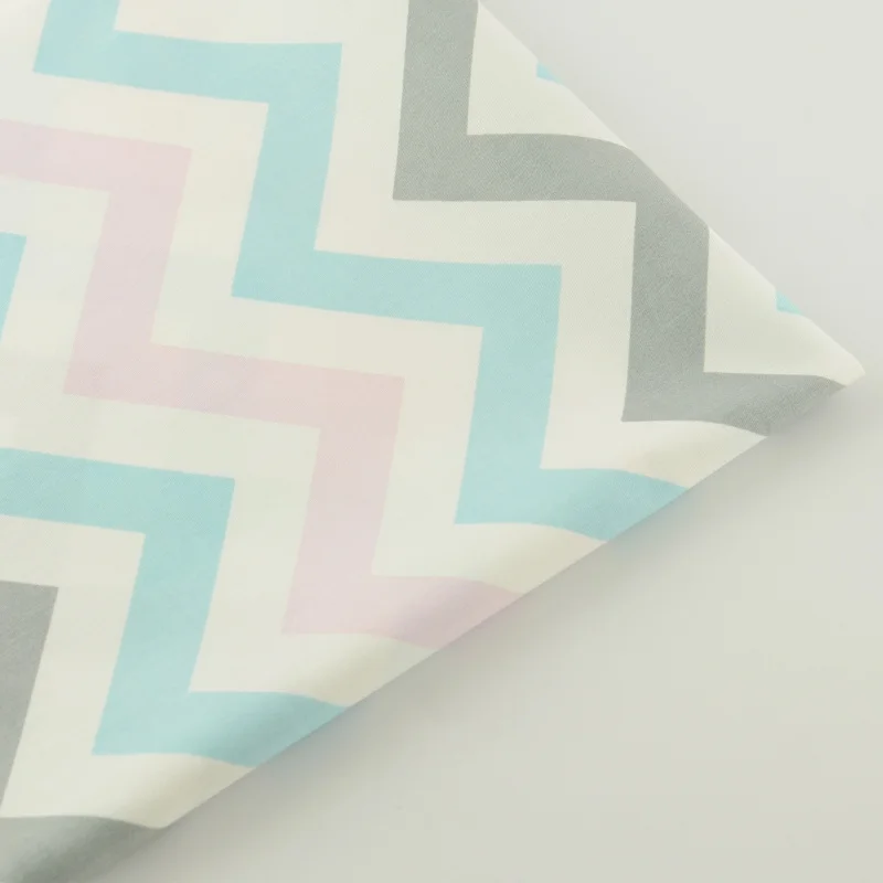 

100% Cotton Fabric Twill Wave Designs Quilting Patchwork Telas Baby Tissue Bedding Decoration CM Scrapbooking Home Textile