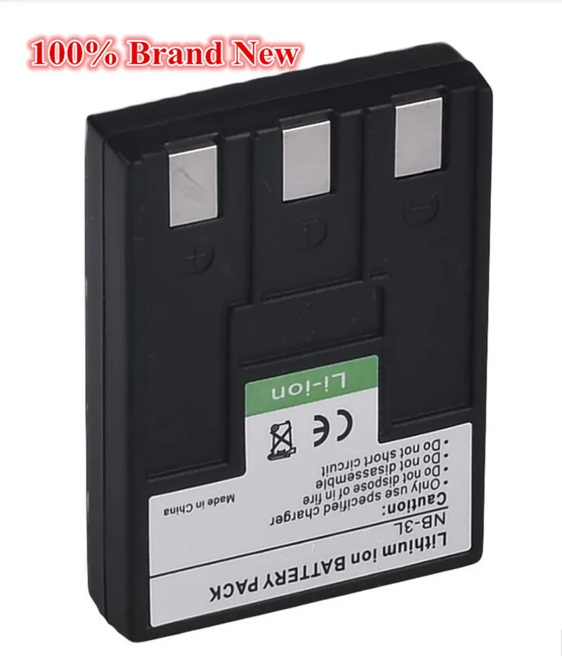 850 мАч 100% Новый Сменный аккумулятор для камеры Canon NB-3L SD500 SD550 SD100 SD20 SD10 | Электроника