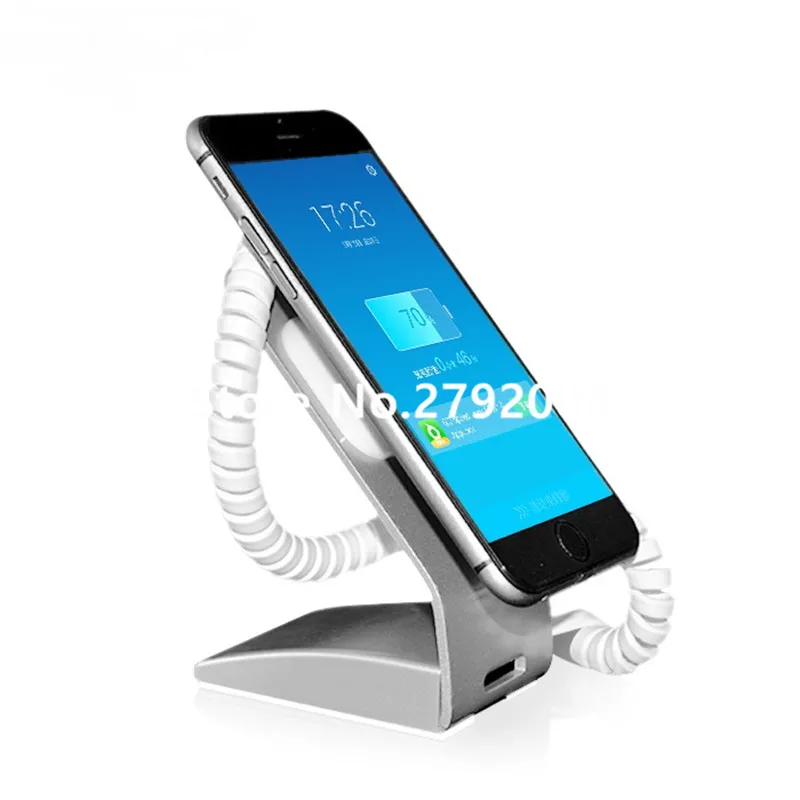 10pcs/lot security display anti theft cellphone handphone alarm for