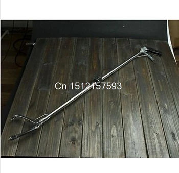 

47" Reptile Snake Tongs Stick Foldable Catcher Wide Jaw Tool Heavy Duty