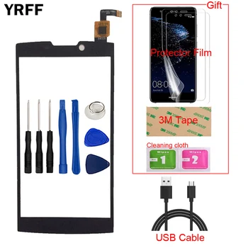 

Phone Front Touch Glass For Highscreen Boost 2 II SE innos D10 Createl D10 Touch Screen Digitizer Panel Sensor Protector Film
