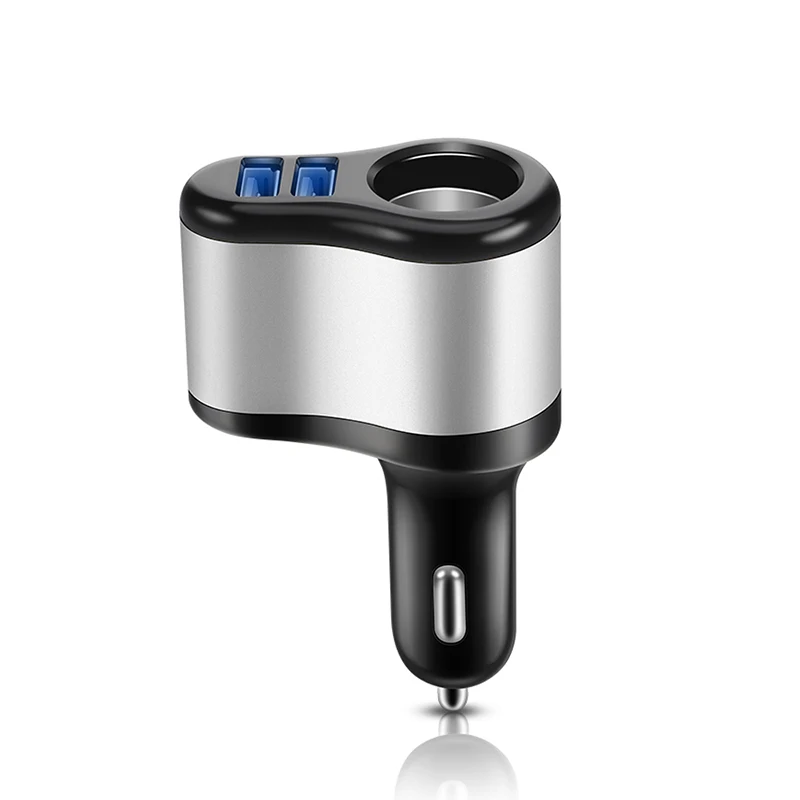 Двойной USB электронный прикуриватель автомобильный прикуриватель зарядное устройство разветвитель адаптер 3.1A зарядное устройство для iPhone телефон 12 V-24 V