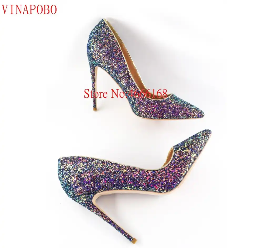 purple dress pumps