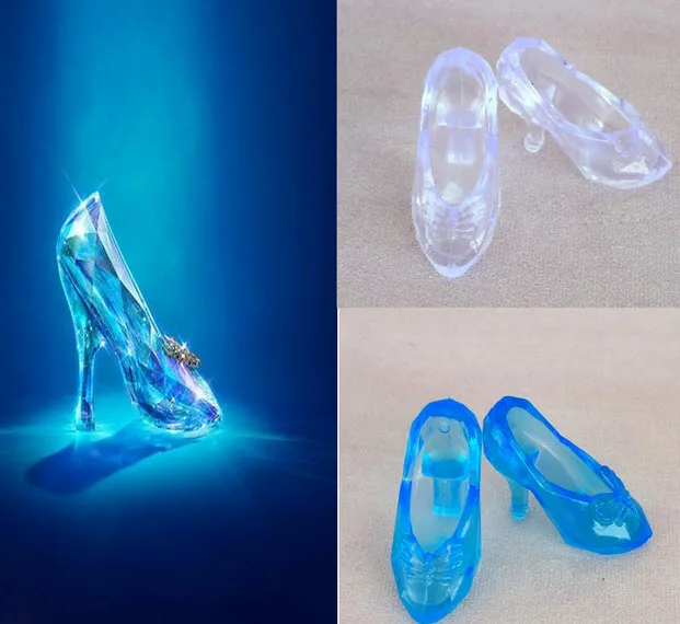 10Pairs/lot Fashion Crystal Shoes for Barbie 11