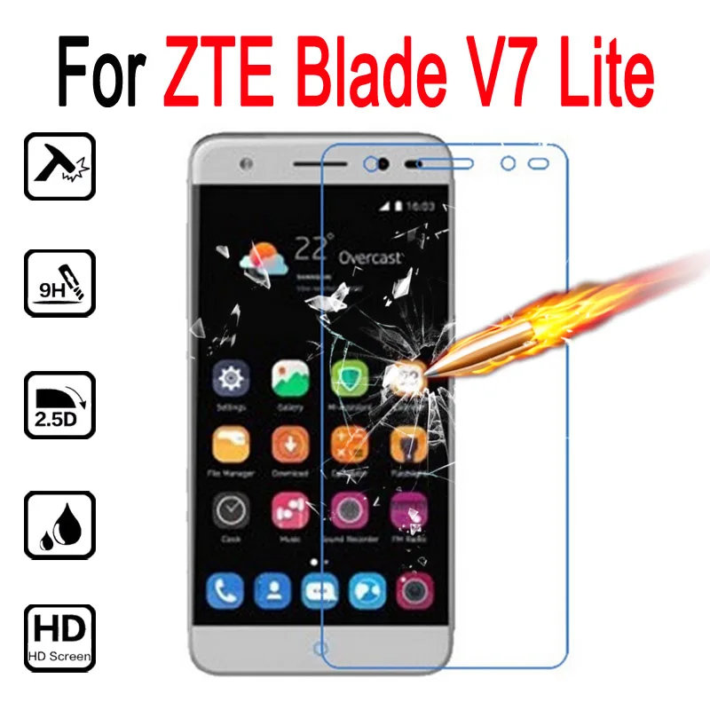 V7Lite 9H Explosion proof Tempered Glass Film For ZTE Blade V7 Lite 5 0inch Front font