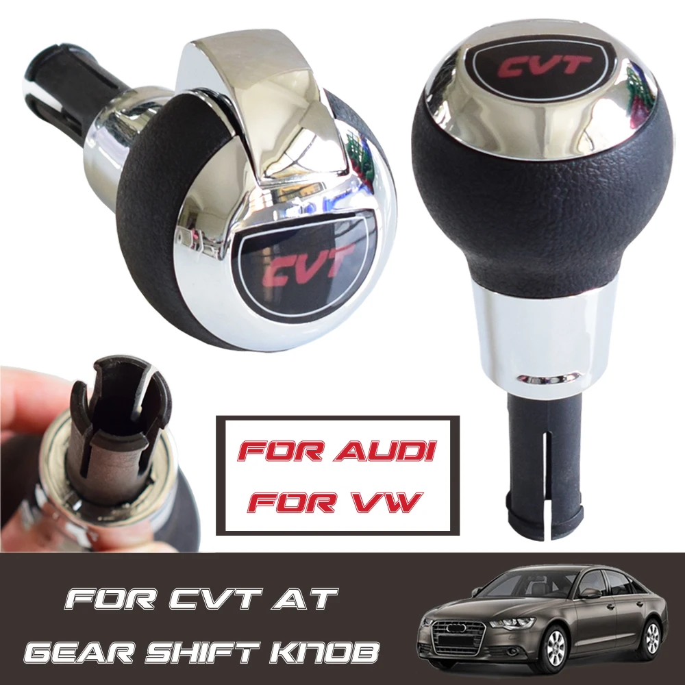Хромированная ручка переключения передач для Audi A3 A4L A5 A6 Q3 Q5 TT Q7 для Volkswagen Golf Jetta Passat CC, автомобильный стиль