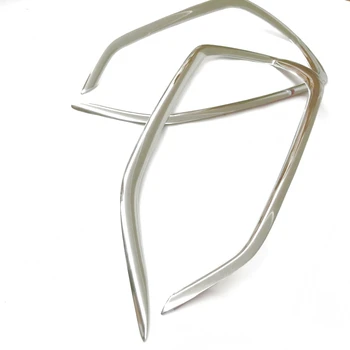 

ABS Chrome Front Fog light Lamp Cover Trim Foglight Lamp Shade Frame Foglight Bezel Decorations For Hyundai Tucson 2015 2016