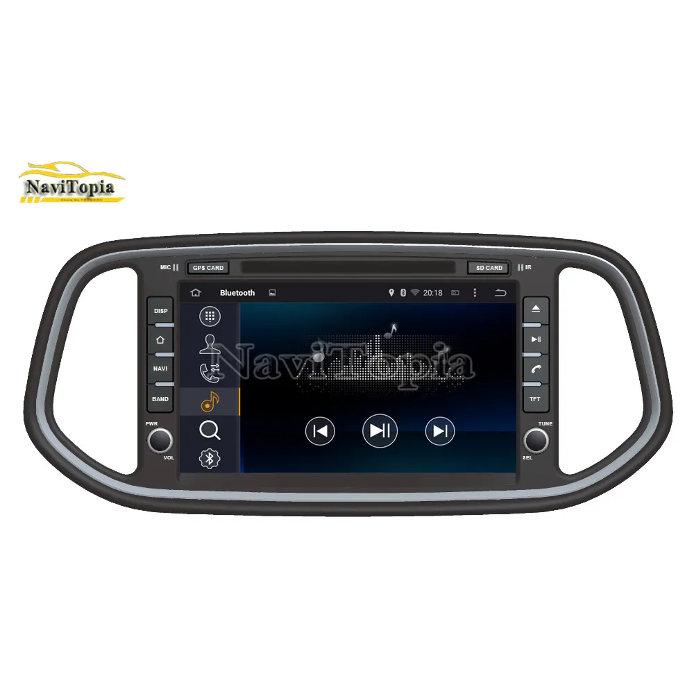 Clearance NAVITOPIA 8inch 4G RAM 64G ROM PX6 Android 9.0 Car DVD Multimedia Player GPS Navigation for Kia KX3 2014 2015 2016 2017- 5