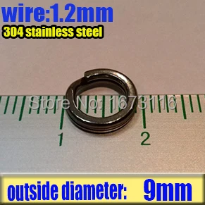 Рыболовные инструменты сплит-кольца quantly 500 шт. Размер wire1.2mm OD 9 мм профессиональное решение качество