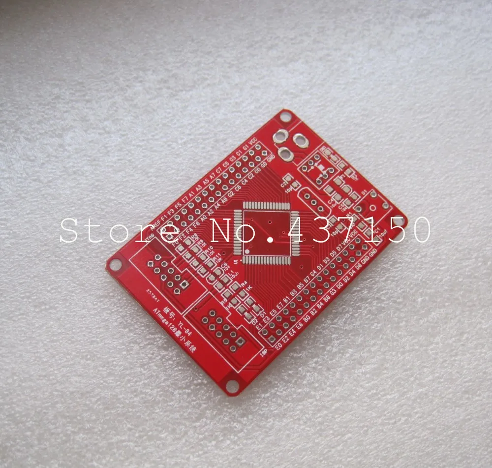 ATmega128A минимальная системная плата/обучающая плата AVR микроконтроллер PCB
