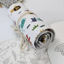 Хлопковый рулон карандашей кайма для штор 36/46/72 Отверстия ручка тенты из зооппарка 1114-1