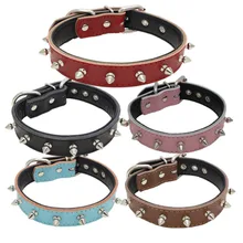 

BP Genuine Leather Pets A For Rivet Dog Collar For A Nail Foot Comfortable Defence Bite CW-XQ34