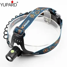 YUPARD Q5 светодиодный фонарь с яркой мощностью, налобный фонарь, 3* AA батареи, фонарь для кемпинга, охоты, рыбалки, спорта на открытом воздухе