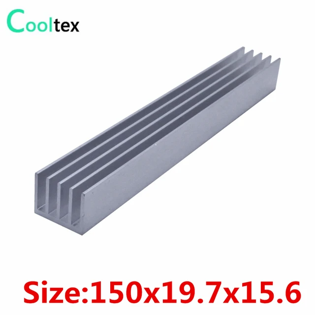 Best Value (2pcs/lot) 150x19.7x15.6mm Aluminum heatsink radiator for chip LED RAM computer 's component heat dissipation cooler cooling Best Value (2pcs/lot) 150x19.7x15.6mm Aluminum heatsink radiator for chip LED RAM computer 's component heat dissipation cooler cooling