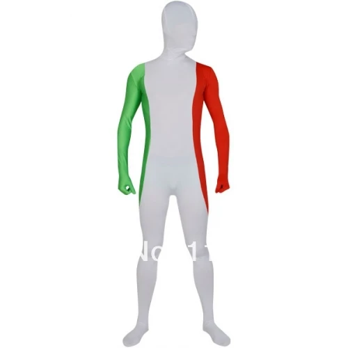 

Italian Flag Fullbody Spandex Zentai Suit