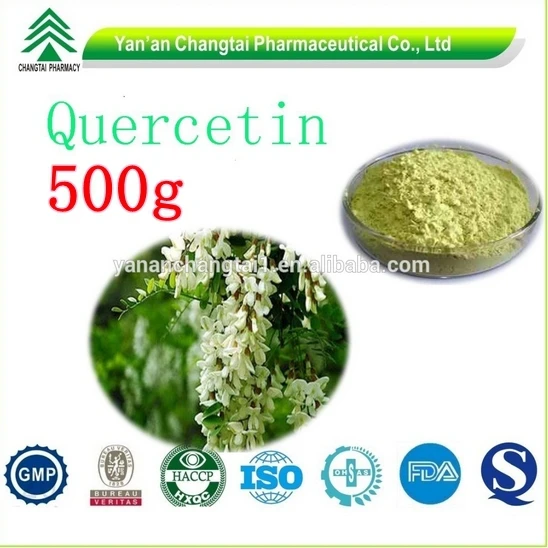 Hot sale pure plant extract Quercetin Dihydrate 95 500g sample FS