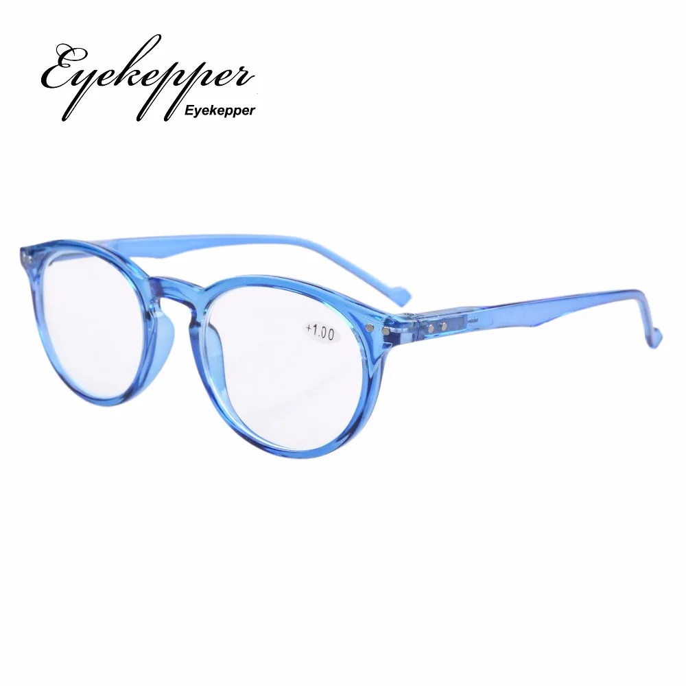 

R071 Eyekepper Oval Round Spring Hinges Reading Glasses +0.00---+4.00
