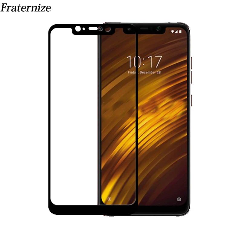 10 шт. для Xiaomi Pocophone F1 полное покрытие закаленное стекло Защитная пленка экрана Poco 6