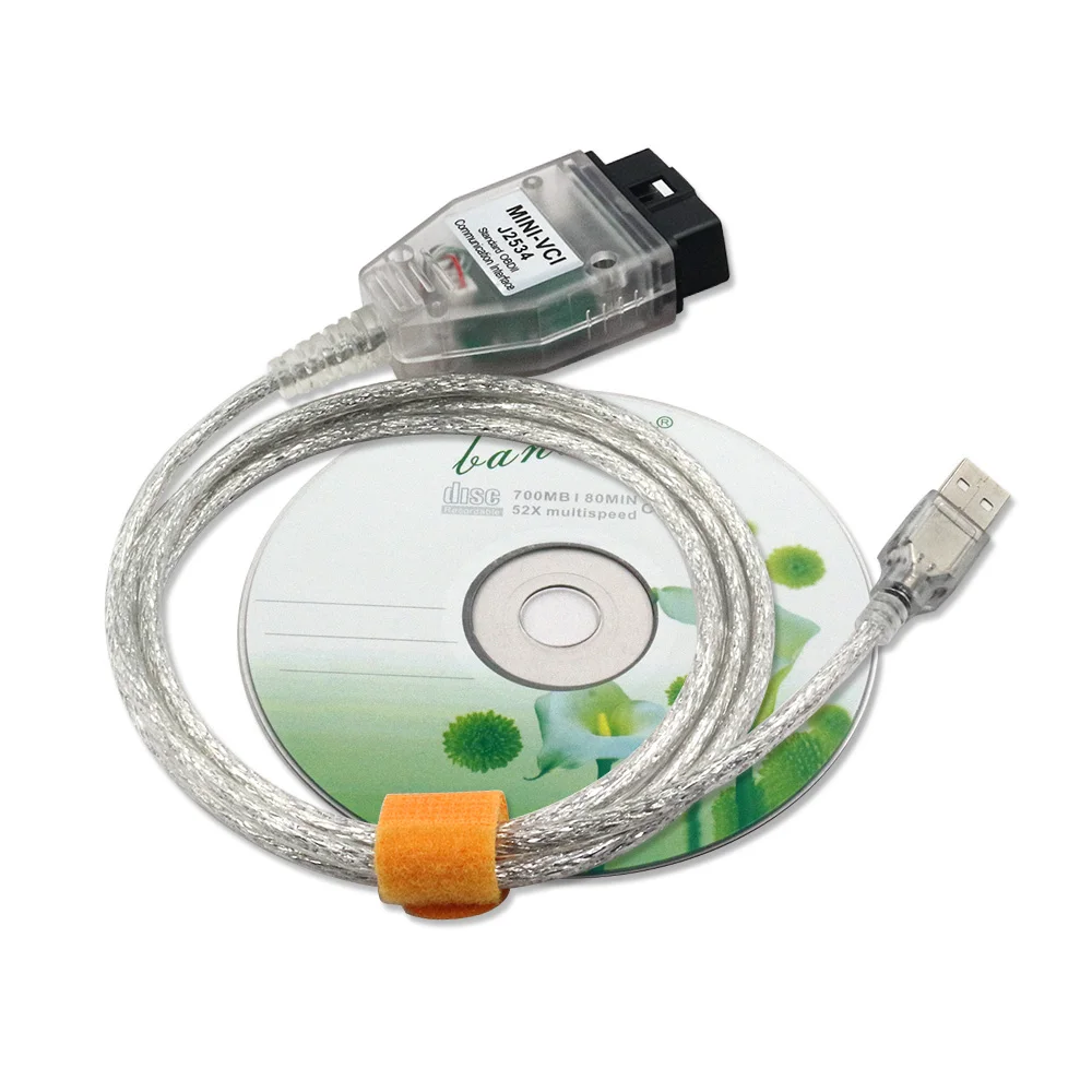 FTDI FR232RL Mini-VCI J2534 OBD2 Диагностический интерфейс Mini VCI 13.00.022 для Toyota techscray автомобильный диагностический сканер кабель