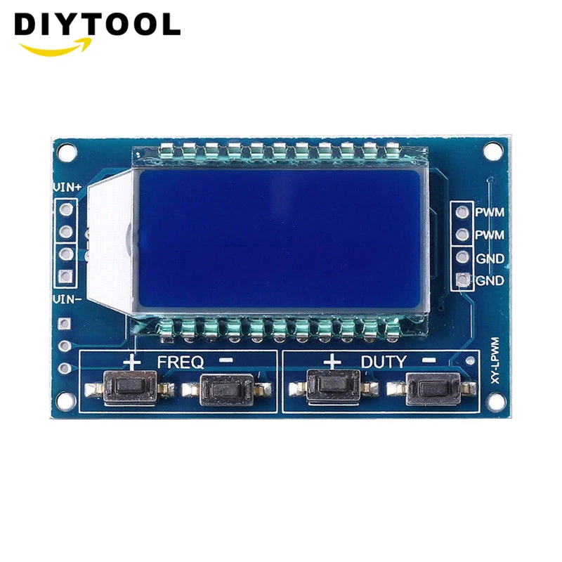 

Signal Generator PWM Pulse Frequency Duty Cycle Adjustable Module LCD Display 1Hz-150Khz 3.3V-30V PWM Board Module