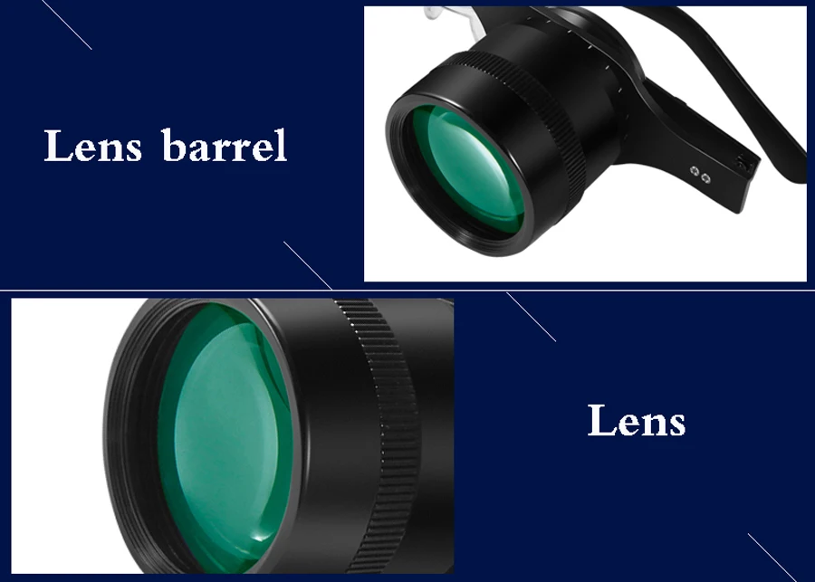 Профессиональный HD 10x зум стекло es низкий светильник Ночного Видения Ультра светильник зеленая пленка рыболовный телескоп солнцезащитное стекло es уличное стекло