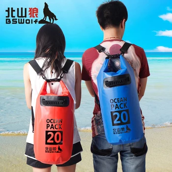 

Camping Hiking PVC Dry Bag Waterproof Bag Drift Bag Traveling Double Shoulders Rafting Bag Waterproof Camera Case trecking