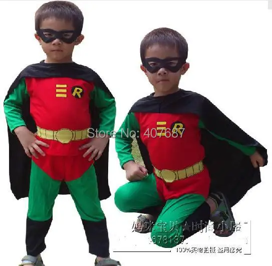 Robin program performance clothing modelling clothes Cosplay children Christmas ball |