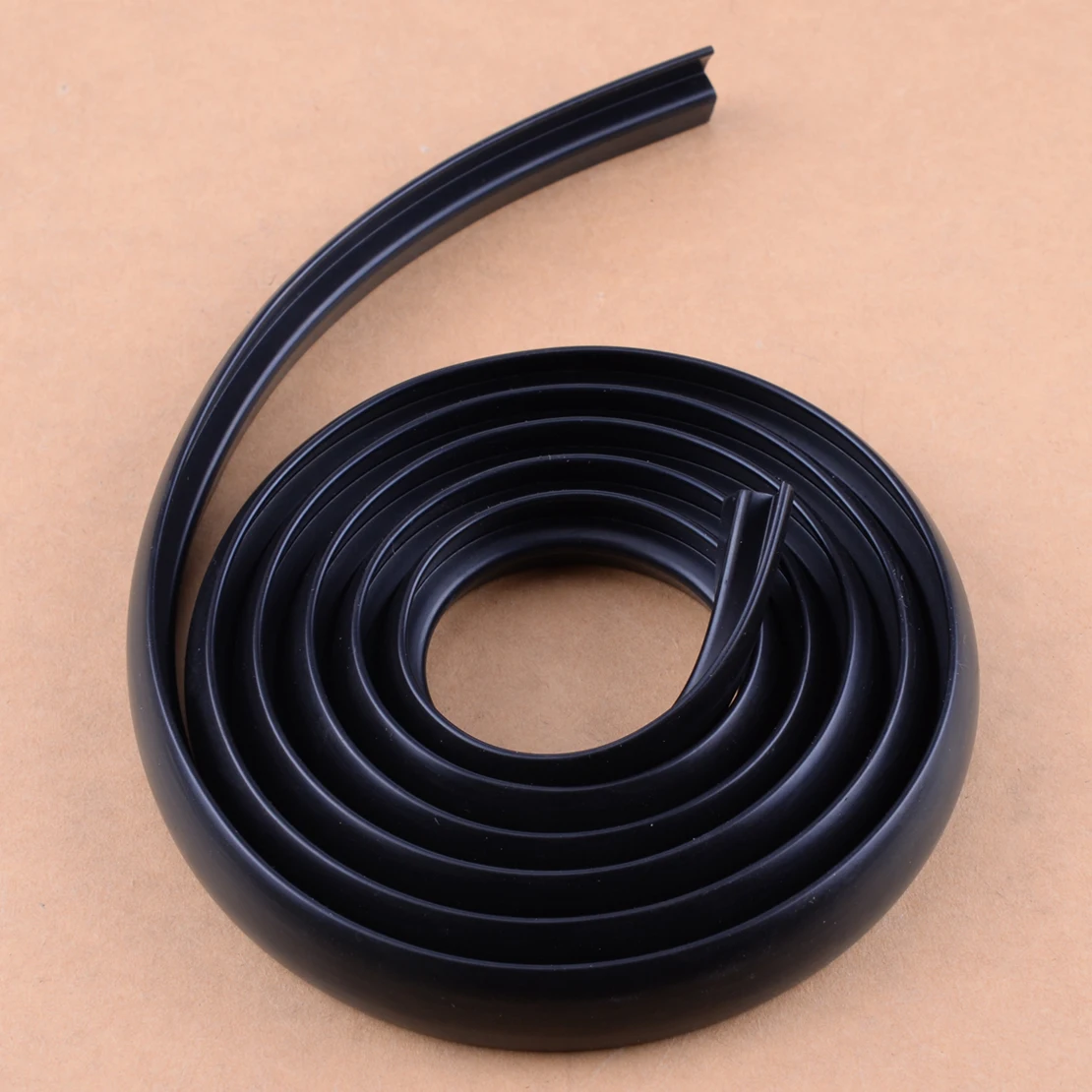 

CITALL 1.7M Universal Black Car Ageing Under Front Windshield Panel Sealed Trim Trim Moulding Rubber Strips For VW FORD OPEL BMW