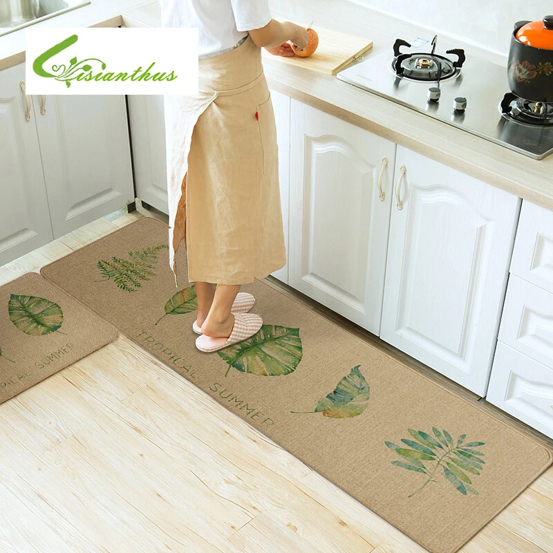 

Anti-slip Kitchen Long Size Mat Bath Carpet Modern Entrance Doormat Tapete Absorbent Water Bedroom Living Room Floor Mats