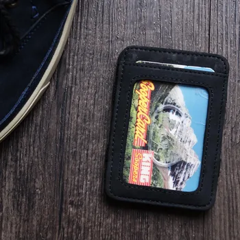 

Mitao Factory New Fashion Casual Mini Leather Magic Wallets Clip for Men Women Credit ID Card Cash Money Holder Clutch Purse bag