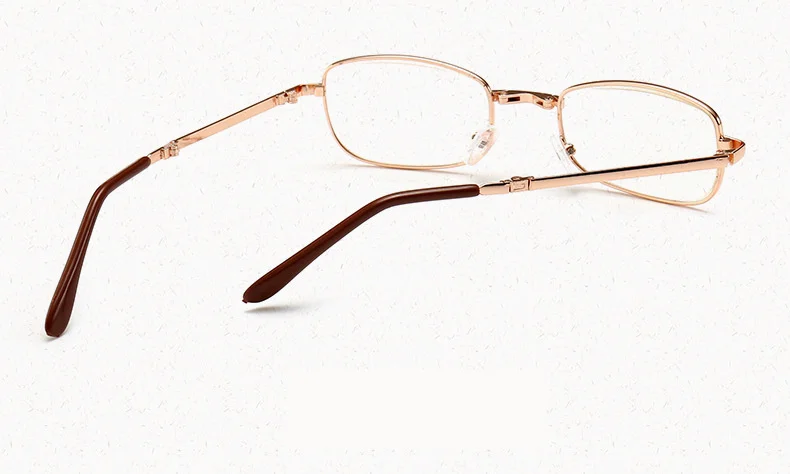 Старика металлический каркас смолы объектив очки для чтения для женщин мужчин складные очки с Чехол+ 1,00 1,50 2,00 2,50 3,00 3,50 4,00