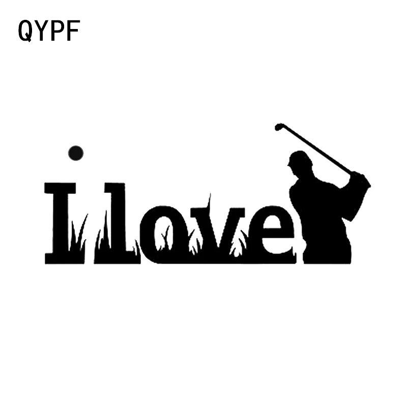 QYPF 17 4*7 6 см модный виниловый спортивный декор для гольфа автомобильные наклейки