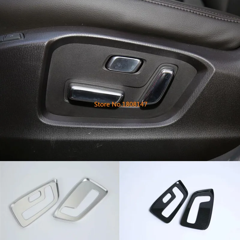 For Mazda CX8 CX-8 2017 2018 2019 2020 2021 Car Sticker Cover Detector ABS Chrome Seat Adjustment Knob Button Switch Trim Hoods |