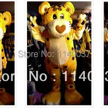 Талисман Гепард Леопард костюм талисмана Взрослый размер Гепард маскотт наряд костюм кунг-фу панды EMS