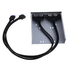 USB 3.0 спереди Панель гибкого диска Bay дисковод гибких дисков с 60 см кабель для дисковод эмулятор