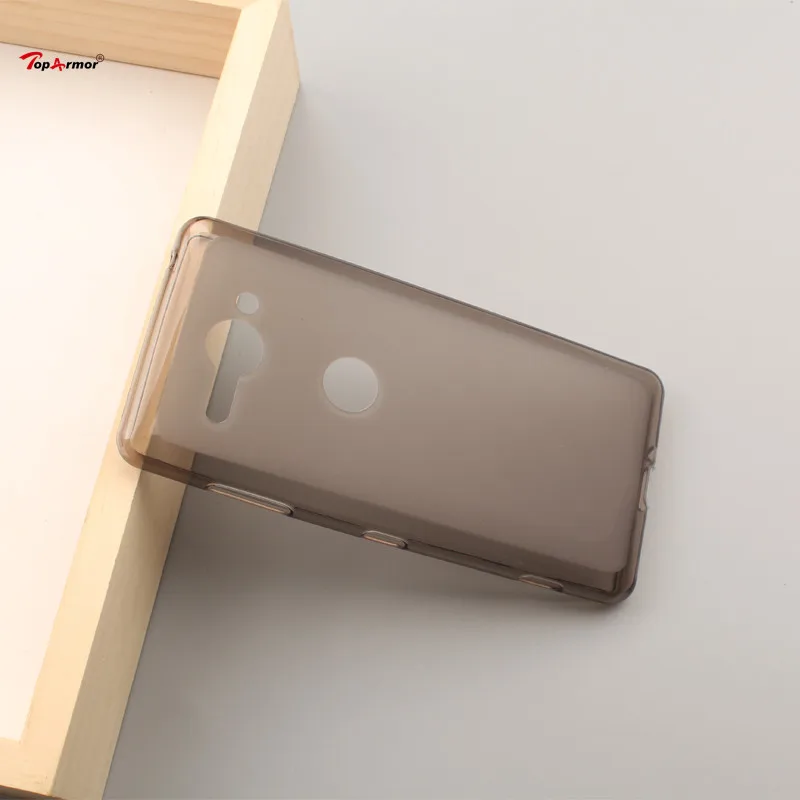 TopArmor клей чехол для Sony Xperia XZ2 компактный TPU Мягкий силиконовый Compact Miini кожаный |