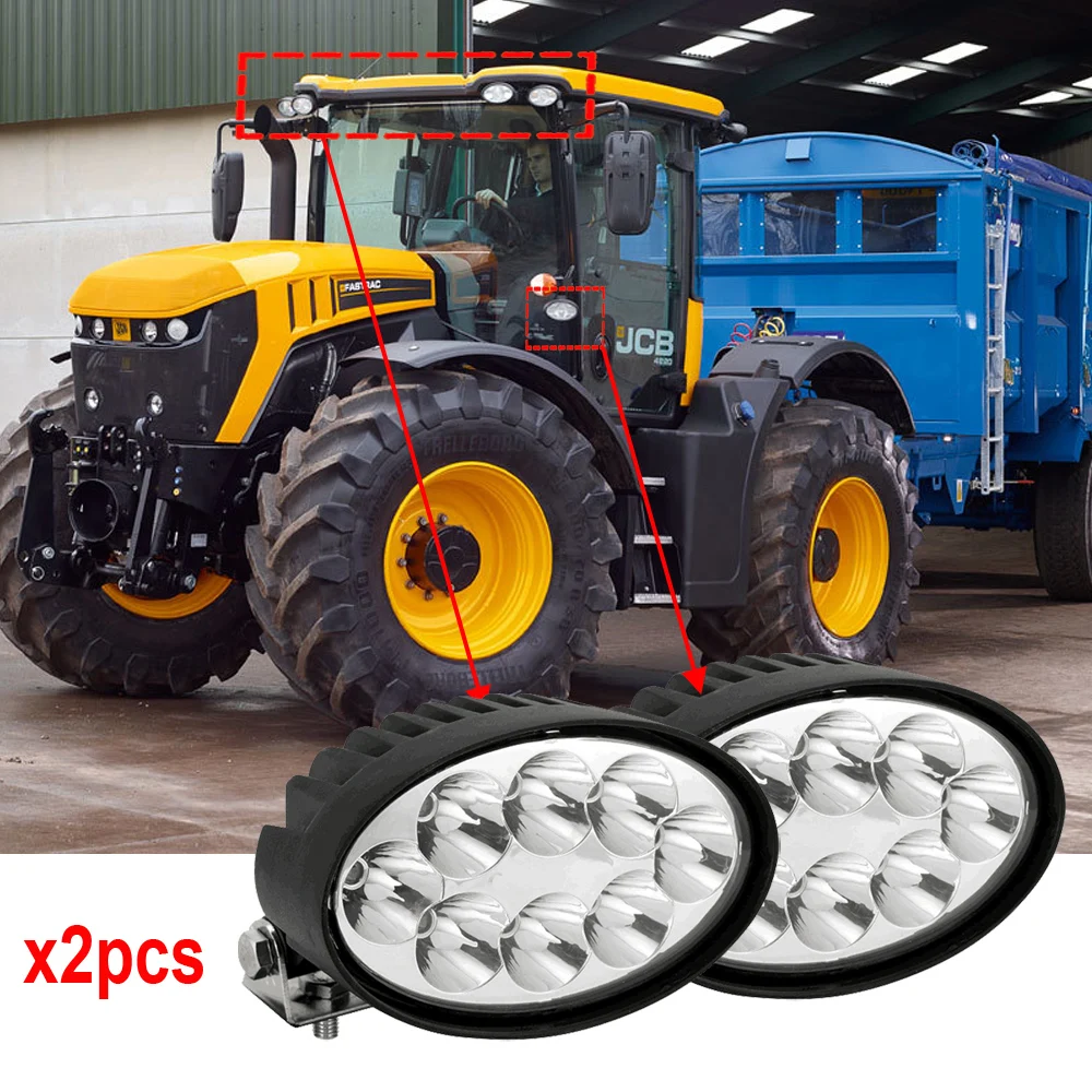 Buy Pair of JD LED Windshield bottom Mount tractor