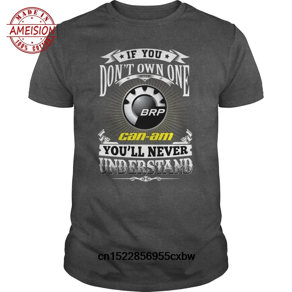 Plain Funny Men T Shirt Novelty Tshirt CAN-AM BRP CAN-AM BRP Cool T-Shirt O-Neck Print T Shirt Casual Cotton Short