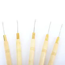 Дешевле AliExpress Стандартная 5 шт/партия парик крючок иглы для изготовления париков/парик/наращивание волос