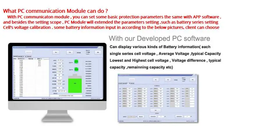 20S smart Bluetooth APP 40A 60A 80A 100A плата защиты батареи для 60В/72В Li Ion Lifepo4 Lipo литий UART pc