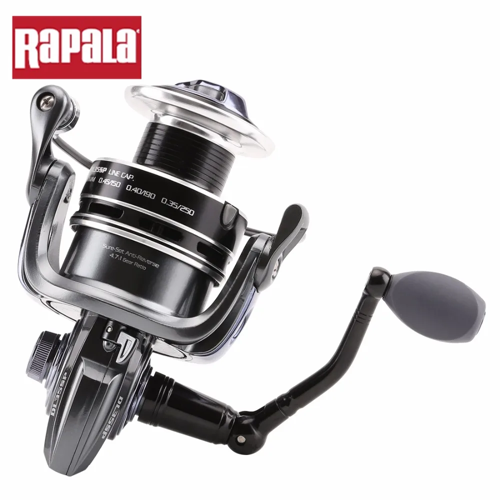 Оригинальная спиннинговая Рыболовная катушка Rapala DELTA 15 25 35SP 5+ 1BB, графитовое тело, длинная литая Рыболовная Снасть для соленой воды