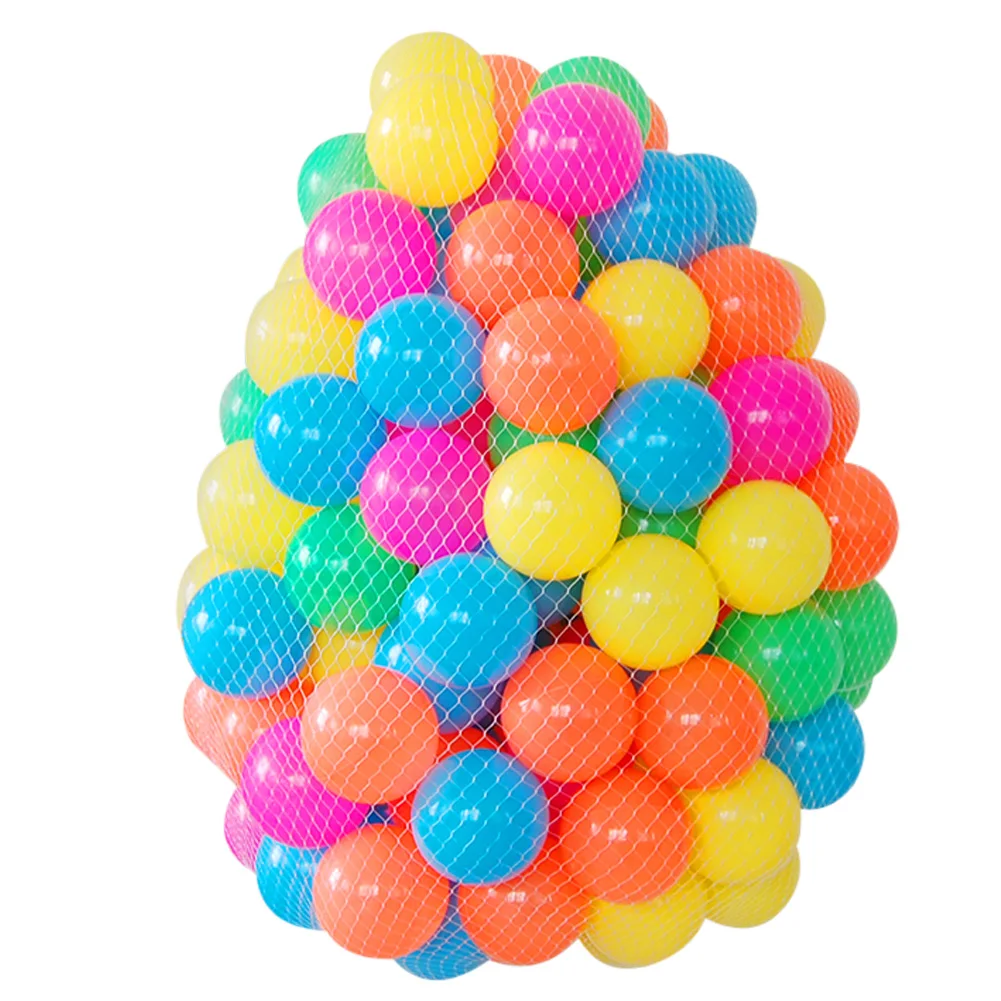 50PCS 6cm Eco Friendly Colorful Soft Plastic Ocean Wave Ball Baby Toys