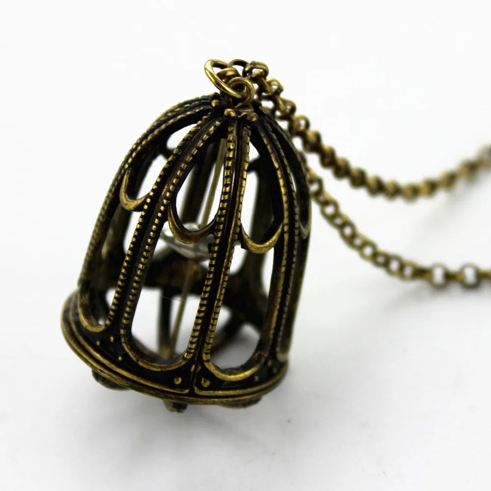 Женское Ожерелье с птичьей клеткой в стиле ретро модель 2015|necklace image|cage basketnecklace