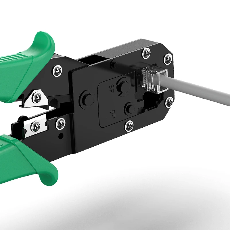 Обжимные клещи AMPCOM серии Green RJ11 RJ45 обжимные сетевой кабель щипцы для 6P 8P 1 5 6 4