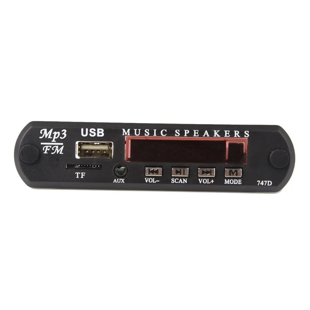 20 шт. DC 5 в блок питания Micro USB TF Радио MP3 декодер доска черный цвет 5 в FM аудио модуль для автомобиля дистанционного музыкального динамика