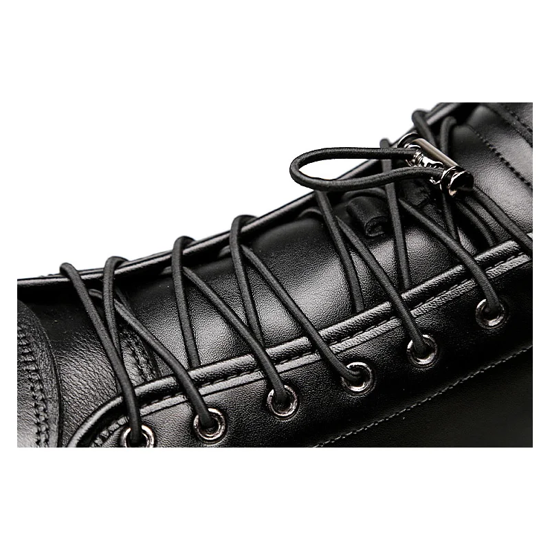Теплые зимние мужские меховые ботинки из натуральной кожи на плоской подошве со шнуровкой; черные рабочие зимние ботинки ручной работы; большие размеры 48