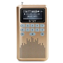 Мне здесь LV290 MP3 плеер портативный fm металлический корпус радио аудио колонки